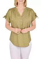 Ruby Rd Must Haves I Tencel Twill Top