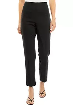 Ruby Rd Women's Solid Seamed Ponte Pants