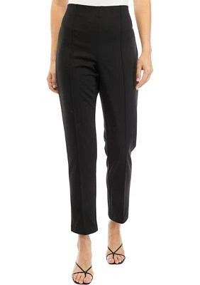 Women's Solid Seamed Ponte Pants