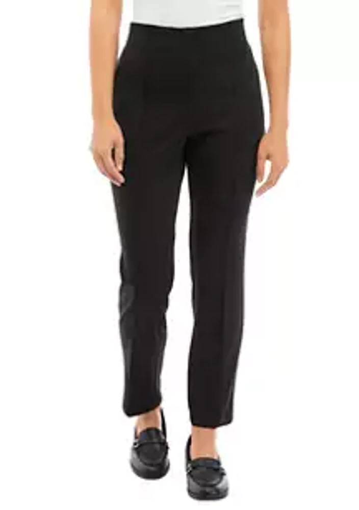 Ruby Rd Petite Solid Seamed Ponte Pants