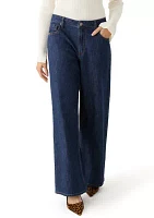 Women's Slouchy Wide Leg Denim Jeans