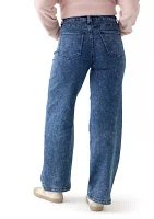 Women's Cozy Denim Wide Leg Jeans