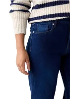 Women's Cozy Denim Wide Leg Jeans