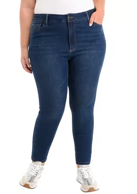 Plus High Rise Skinny Jeans