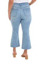 Plus High Rise Flare Jeans