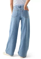 Women's Boxer Waist Wide Leg Jeans