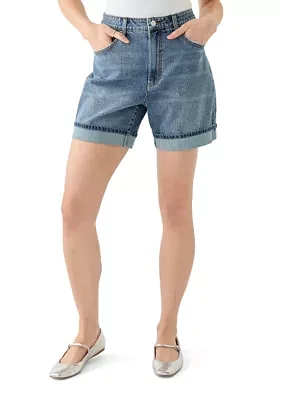 Women's Cuffed Long Shorts