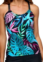 Matuka Falls Surplice Tankini Swim Top