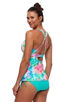 Olina Shores Sport Tankini Swim Top