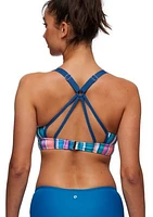 Hamptons Stripe 25 Min Swim Bra Top