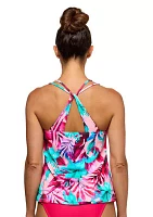 Pink Sand Beach Third Eye Tankini Swim Top