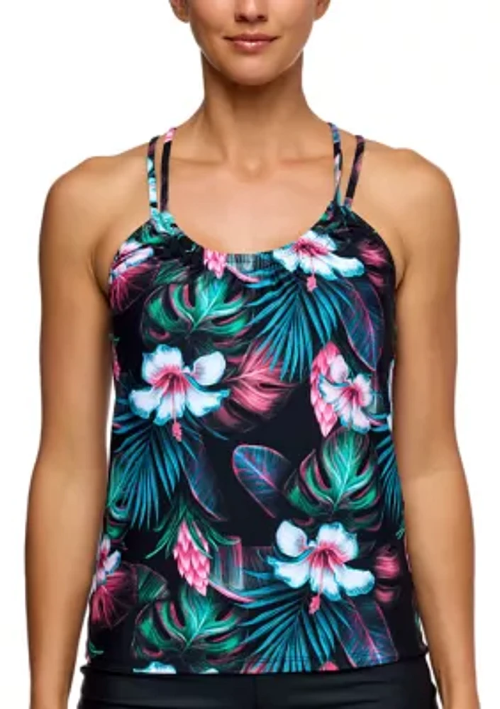 Polynesian Paradise Third Eye Tankini Swim Top