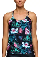 Polynesian Paradise Third Eye Tankini Swim Top