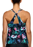 Polynesian Paradise Third Eye Tankini Swim Top