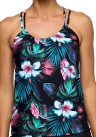 Polynesian Paradise Third Eye Tankini Swim Top