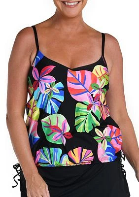 Blouson Tankini Swim Top