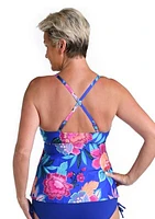 Blossom Front Wrap Flyaway Swim Top