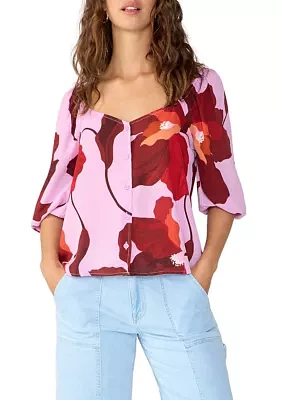 Women's Daily Button Front Blouse