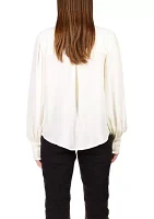 Women's Jewel Button Soft Shirt