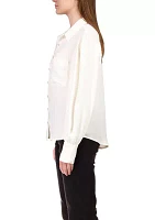 Women's Jewel Button Soft Shirt