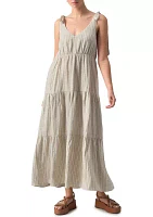 Women's Move Your Body Striped Maxi Dress