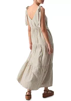 Women's Move Your Body Striped Maxi Dress