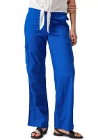 Women's Solid Cargo Pants