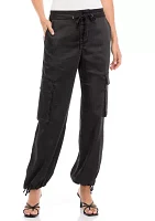 Women's Eve Satin Cargo Pants