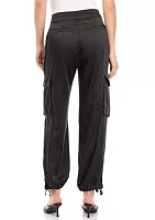 Women's Eve Satin Cargo Pants