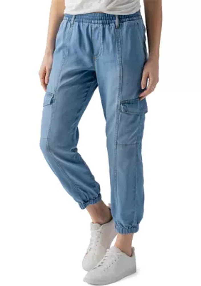 Women's Relaxed Rebel Denim Cargo Pants