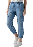 Women's Relaxed Rebel Denim Cargo Pants