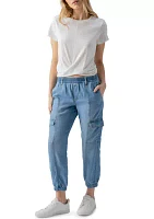 Women's Relaxed Rebel Denim Cargo Pants