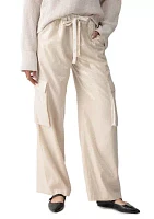 Women's Pull On Sequin Cargo Pants