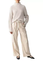 Women's Pull On Sequin Cargo Pants