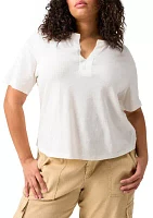 Plus Easy Breezy Peasant T-Shirt