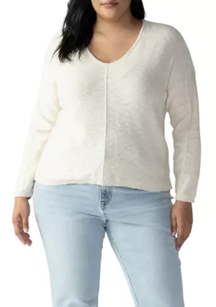 Plus Keep it Chill Popover Sweater