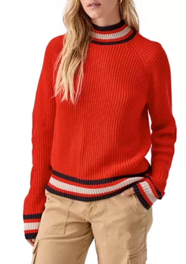 Sporty Stripe Sweater