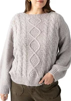 Plus Cozy Cable Crew Sweater