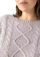 Plus Cozy Cable Crew Sweater