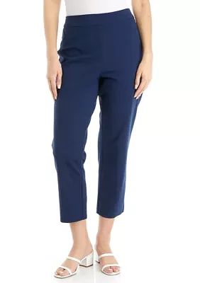 Petite High Rise Slim Ankle Pants