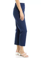 Petite High Rise Slim Ankle Pants