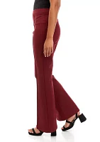 Women's High Rise Ponte Flare Pants