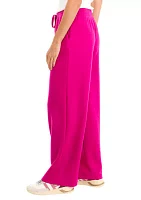 Tie Waist Wide Leg Pants