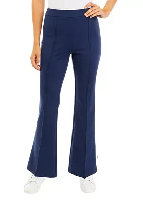 Petite Ponte Flare Pants