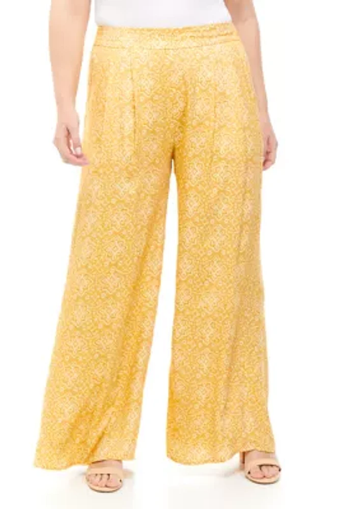 Plus Wide Leg Pants