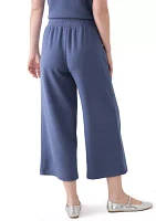 Women's Cropped Wide Leg Pants