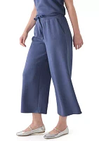 Women's Cropped Wide Leg Pants