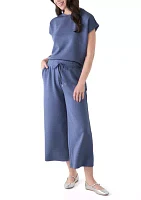 Women's Cropped Wide Leg Pants