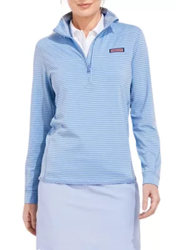 Women's Micro Stripe Lightweight Sankaty Shep Shirt