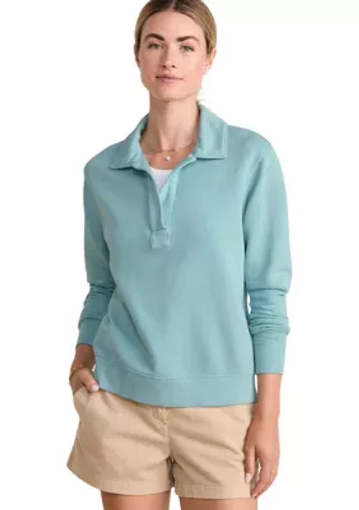 Women's Classic Collared Sweatshirt